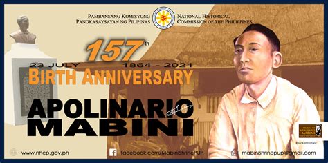 apolinario mabini birthday|Apolinario Mabini was Born in Talaga, Tanauan, Batangas.